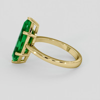 3.07 Ct. Emerald Ring, 18K Yellow Gold 4