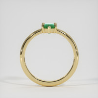 1.00 Ct. Emerald Ring, 18K Yellow Gold 3