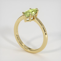 1.09 Ct. Gemstone Ring, 18K Yellow Gold 2