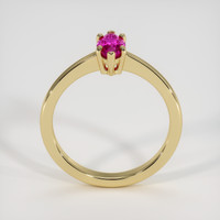 0.78 Ct. Sapphire Ring, 18K Yellow Gold 3