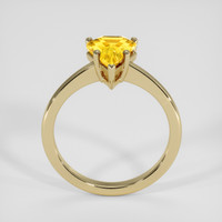 1.84 Ct. Orangish Yellow Sapphire Ring, 18K Yellow Gold 3