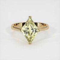 3.20 Ct. Sapphire Ring, 18K Yellow Gold 1