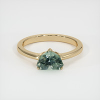 1.20 Ct. Sapphire Ring, 18K Yellow Gold 1
