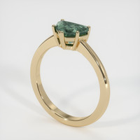 1.20 Ct. Sapphire Ring, 18K Yellow Gold 2
