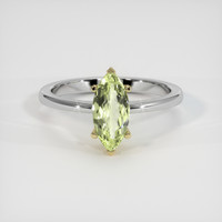 1.09 Ct. Gemstone Ring, 14K Yellow & White 1