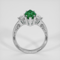 1.40 Ct. Emerald Ring, Platinum 950 3
