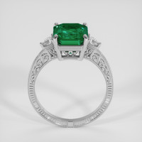 2.96 Ct. Emerald Ring, Platinum 950 3