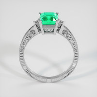 1.46 Ct. Emerald Ring, Platinum 950 3