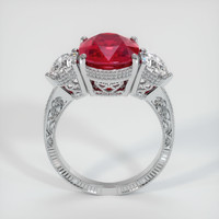 4.22 Ct. Ruby Ring, Platinum 950 3