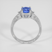 1.57 Ct. Blue Sapphire Ring, Platinum 950 3