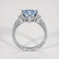 2.18 Ct. Bi Color Sapphire Ring, Platinum 950 3