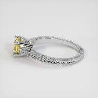 1.24 Ct. Yellow Sapphire Ring, Platinum 950 4