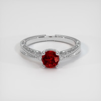 1.02 Ct. Ruby Ring, Platinum 950 1