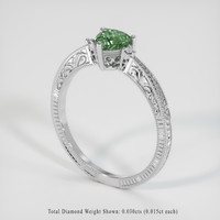 1.15 Ct. Sapphire Ring, Platinum 950 2