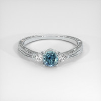 0.81 Ct. Sapphire Ring, Platinum 950 1
