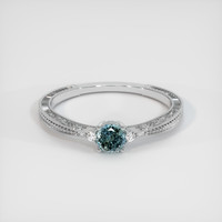 0.57 Ct. Sapphire Ring, Platinum 950 1