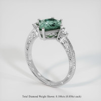 2.44 Ct. Sapphire Ring, Platinum 950 2