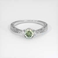 0.69 Ct. Sapphire Ring, Platinum 950 1