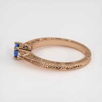 0.69 Ct. Sapphire Ring, 14K Rose Gold 4