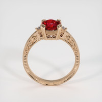 1.54 Ct. Ruby Ring, 14K Rose Gold 3