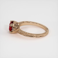 1.54 Ct. Ruby Ring, 14K Rose Gold 4