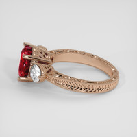 3.35 Ct. Red Spinel Ring, 18K Rose Gold 4