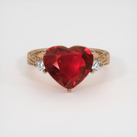 4.66 Ct. Ruby Ring, 18K Rose Gold 1