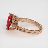 4.66 Ct. Ruby Ring, 18K Rose Gold 4