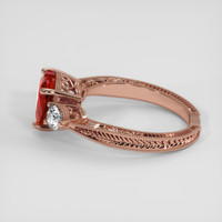 2.04 Ct. Ruby Ring, 18K Rose Gold 4
