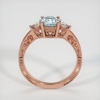 1.33 Ct. Sapphire Ring, 18K Rose Gold 3