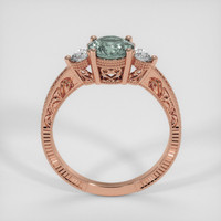 1.20 Ct. Sapphire Ring, 18K Rose Gold 3