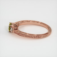 0.75 Ct. Sapphire Ring, 18K Rose Gold 4