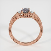 0.76 Ct. Sapphire Ring, 18K Rose Gold 3
