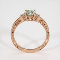 0.76 Ct. Sapphire Ring, 18K Rose Gold 3