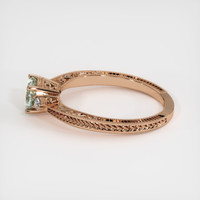 0.76 Ct. Sapphire Ring, 18K Rose Gold 4