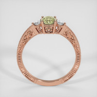 0.76 Ct. Sapphire Ring, 18K Rose Gold 3