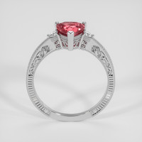 2.06 Ct. Padparadscha Sapphire Ring, Silver 3