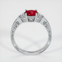 1.39 Ct. Ruby Ring, 10K White Gold 3