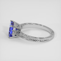 2.65 Ct. Violet Tanzanite Ring, 14K White Gold 4
