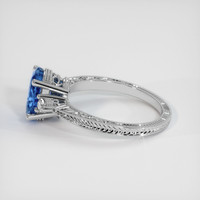 2.04 Ct. Sapphire Ring, 14K White Gold 4