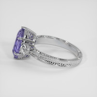 2.50 Ct. Purple Sapphire Ring, 14K White Gold 4