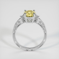 1.24 Ct. Yellow Sapphire Ring, 14K White Gold 3