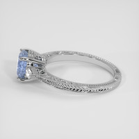 2.21 Ct. Bi Color / Parti Sapphire Ring, 14K White Gold 4