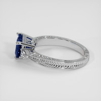 1.95 Ct. Blue Sapphire Ring, 14K White Gold 4