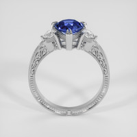 1.45 Ct. Blue Sapphire Ring, 14K White Gold 3