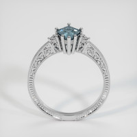 1.09 Ct. Sapphire Ring, 14K White Gold 3