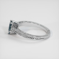 1.09 Ct. Sapphire Ring, 14K White Gold 4