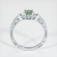 0.76 Ct. Sapphire Ring, 14K White Gold 3