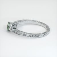 0.76 Ct. Sapphire Ring, 14K White Gold 4