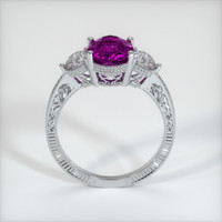 3.68 Ct. Sapphire Ring, 14K White Gold 3
